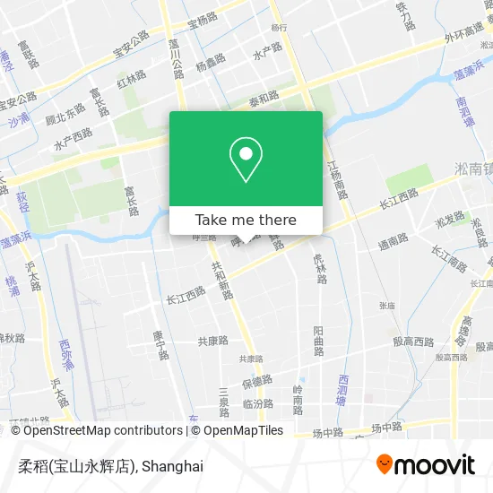 柔稻(宝山永辉店) map