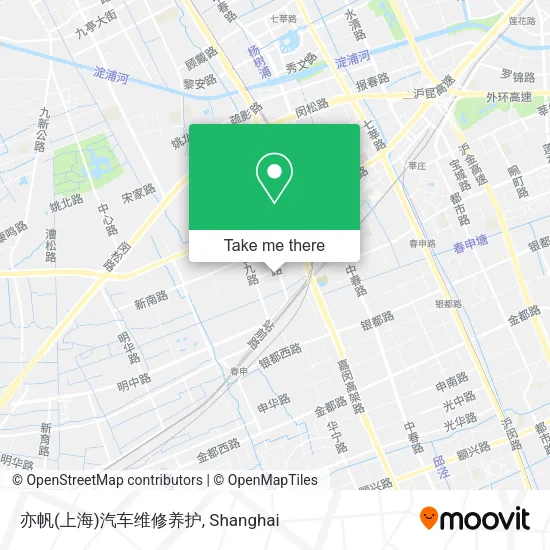 亦帆(上海)汽车维修养护 map