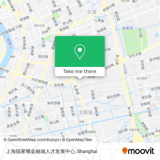 上海陆家嘴金融城人才发展中心 map