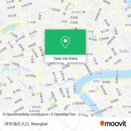 停车场出入口 map