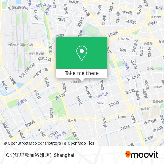 CK(红星欧丽洛雅店) map