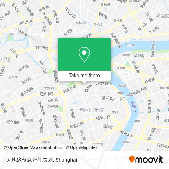天地缘创意婚礼策划 map