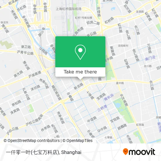 一仟零一叶(七宝万科店) map