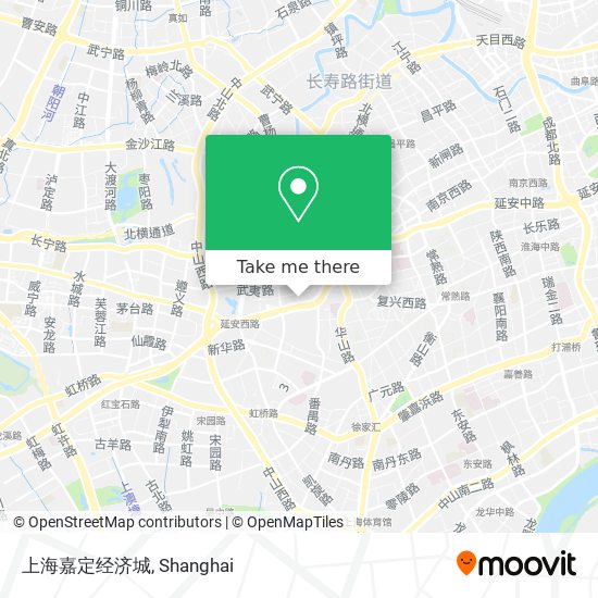 上海嘉定经济城 map