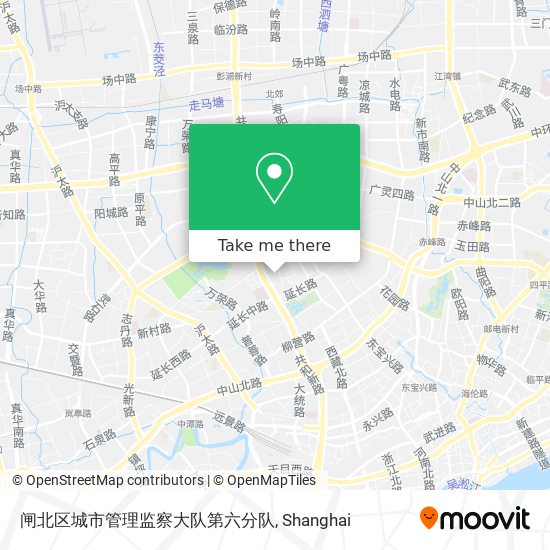 闸北区城市管理监察大队第六分队 map