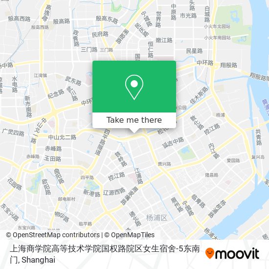 上海商学院高等技术学院国权路院区女生宿舍-5东南门 map