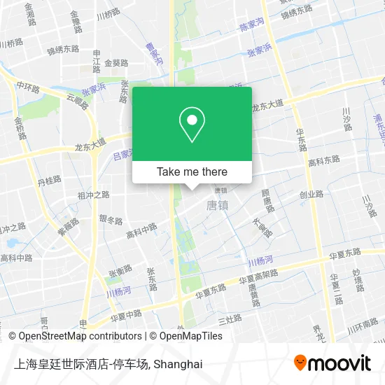 上海皇廷世际酒店-停车场 map