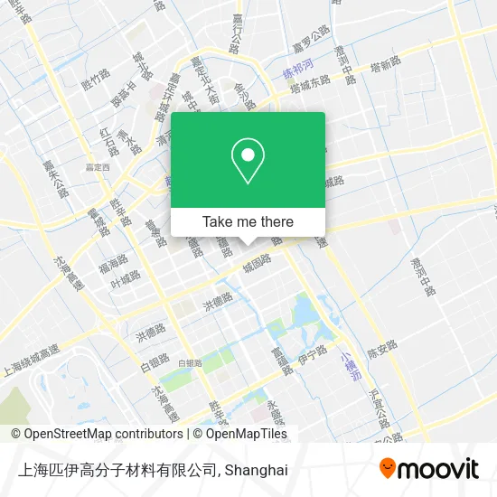 上海匹伊高分子材料有限公司 map