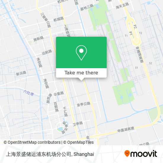 上海景盛储运浦东机场分公司 map