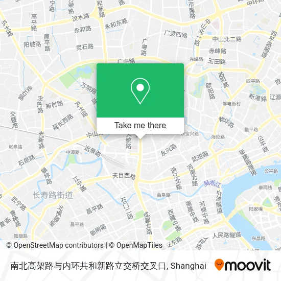 南北高架路与内环共和新路立交桥交叉口 map