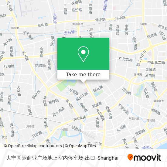 大宁国际商业广场地上室内停车场-出口 map