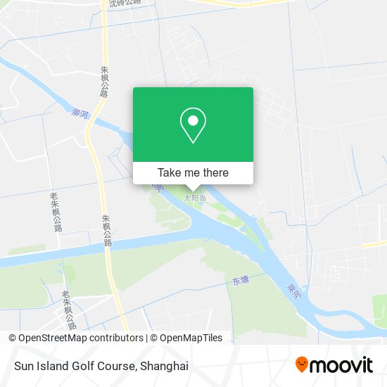Sun Island Golf Course map