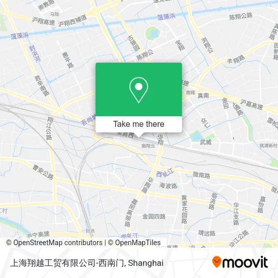 上海翔越工贸有限公司-西南门 map