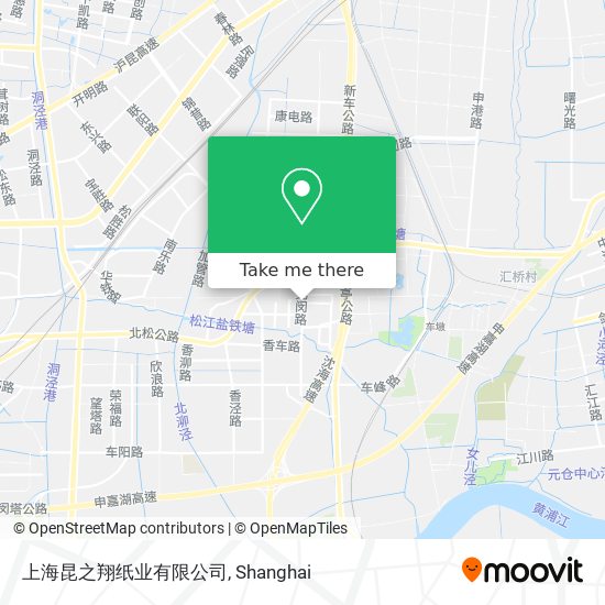 上海昆之翔纸业有限公司 map