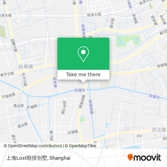 上海Lost联排别墅 map