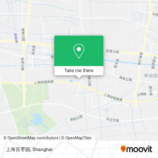 上海百枣园 map