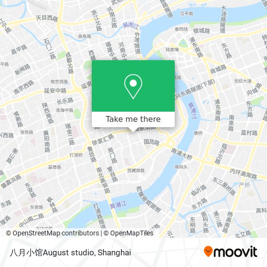 八月小馆August studio map
