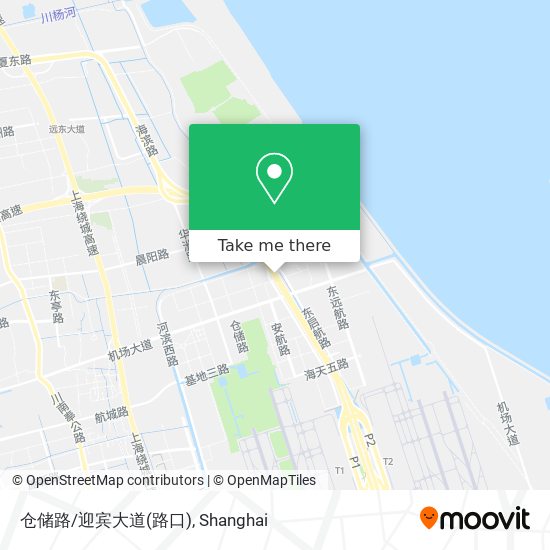 仓储路/迎宾大道(路口) map