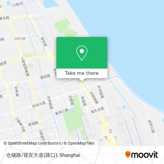 仓储路/迎宾大道(路口) map
