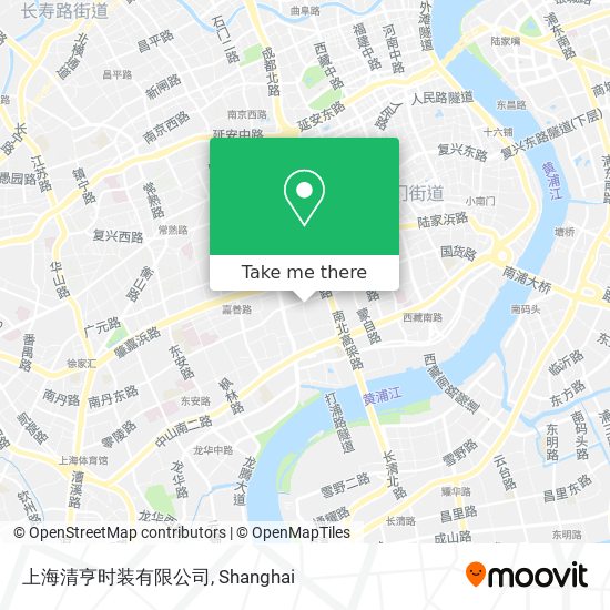 上海清亨时装有限公司 map