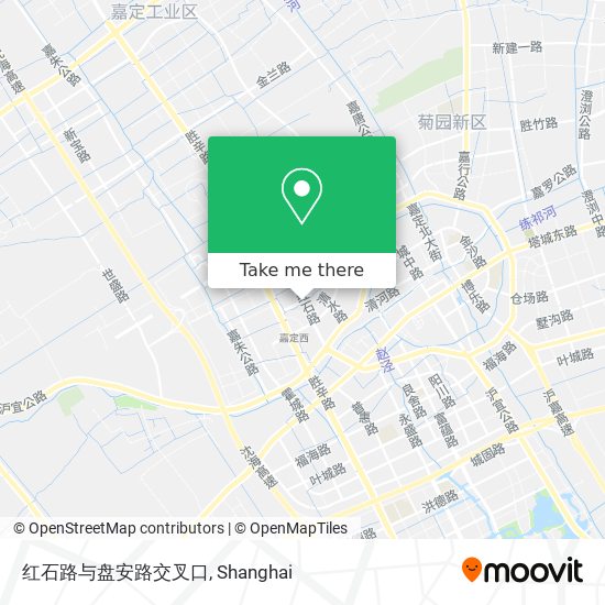 红石路与盘安路交叉口 map