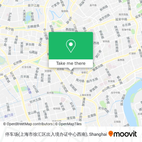 停车场(上海市徐汇区出入境办证中心西南) map