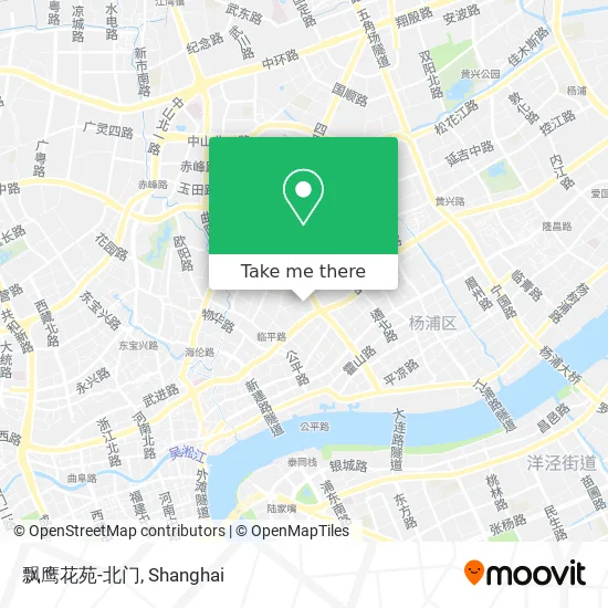 飘鹰花苑-北门 map