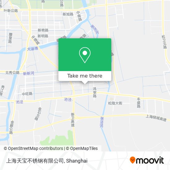 上海天宝不锈钢有限公司 map