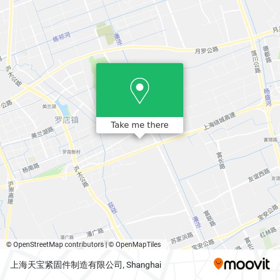 上海天宝紧固件制造有限公司 map