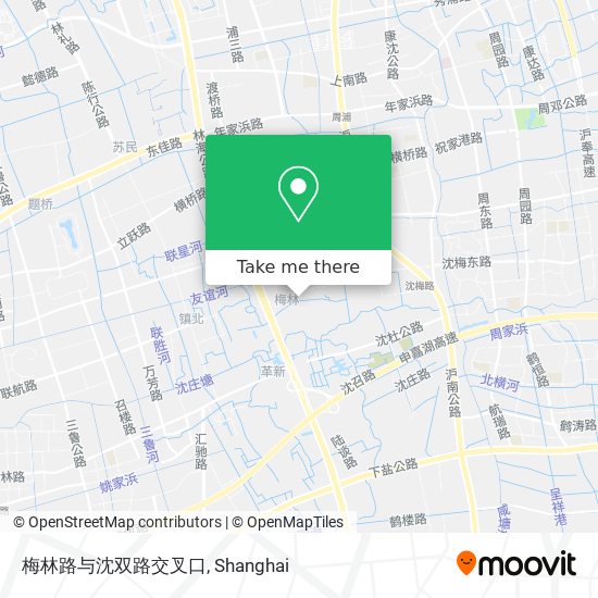 梅林路与沈双路交叉口 map