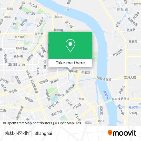 梅林小区-北门 map