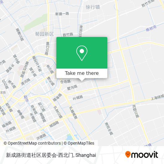 新成路街道社区居委会-西北门 map