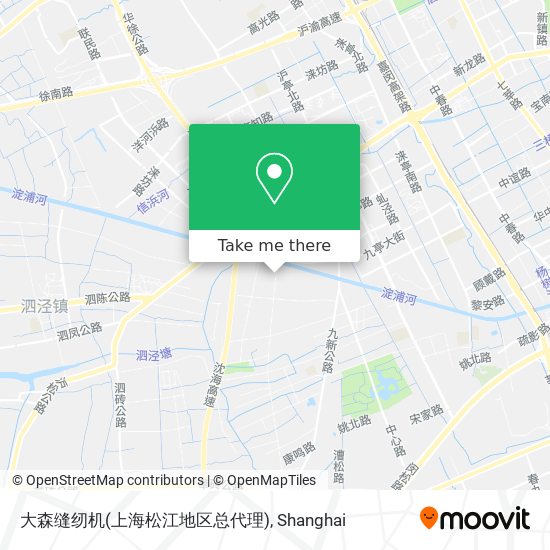 大森缝纫机(上海松江地区总代理) map