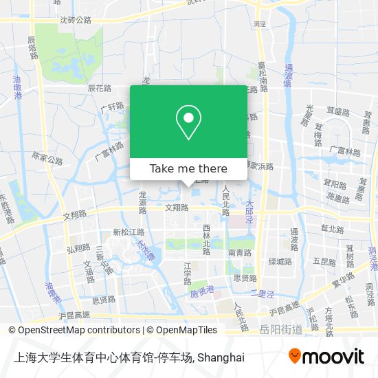 上海大学生体育中心体育馆-停车场 map