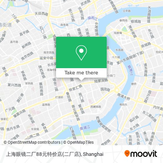 上海眼镜二厂88元特价店(二厂店) map