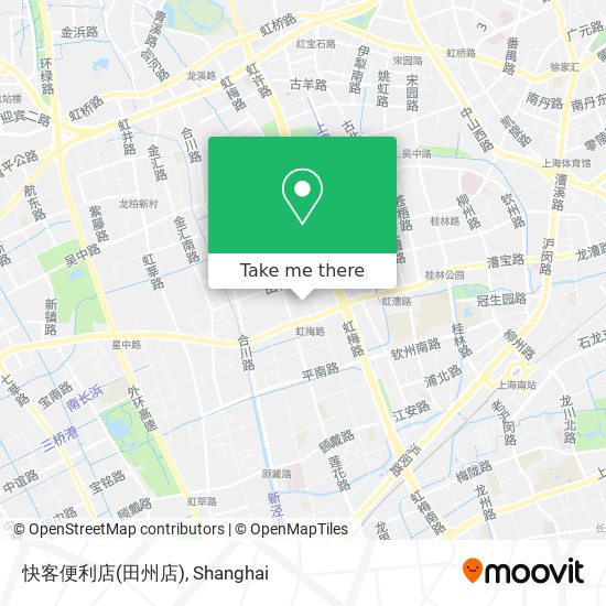 快客便利店(田州店) map