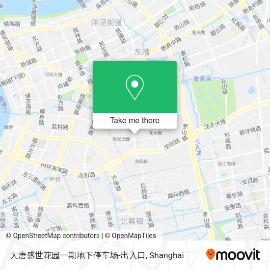 大唐盛世花园一期地下停车场-出入口 map