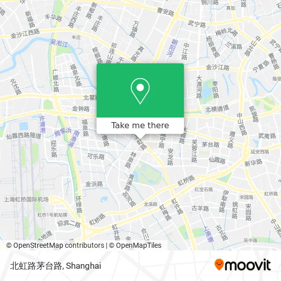北虹路茅台路 map