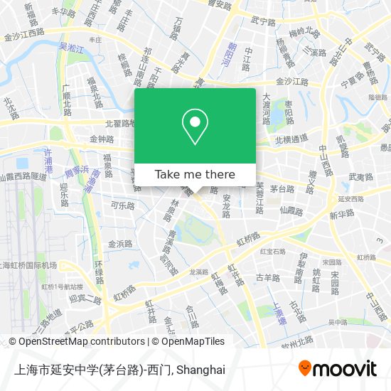 上海市延安中学(茅台路)-西门 map