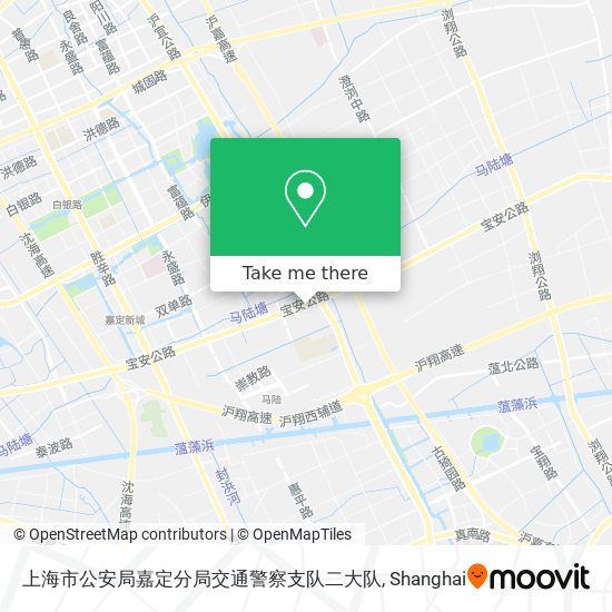 上海市公安局嘉定分局交通警察支队二大队 map