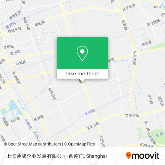 上海通成企业发展有限公司-西南门 map