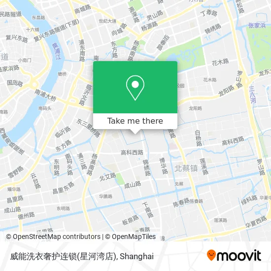 威能洗衣奢护连锁(星河湾店) map