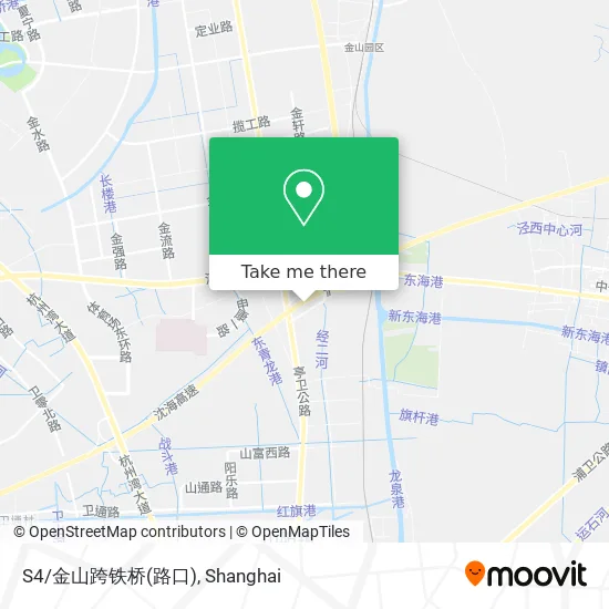 S4/金山跨铁桥(路口) map