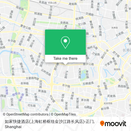 如家快捷酒店(上海虹桥枢纽金沙江路长风店)-正门 map