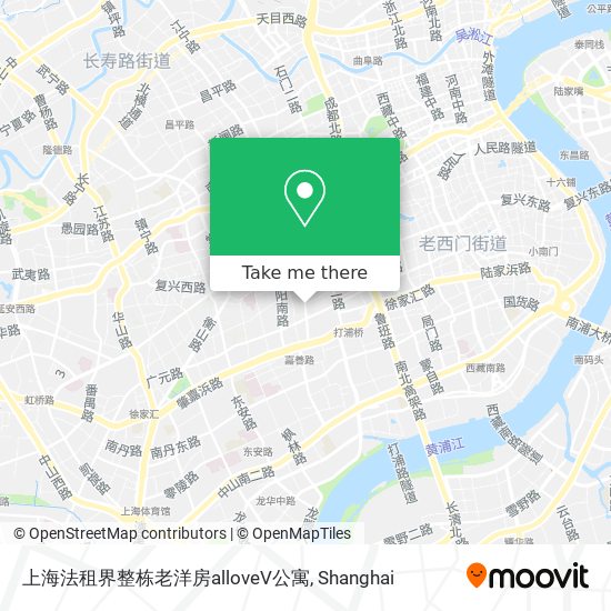 上海法租界整栋老洋房alloveV公寓 map