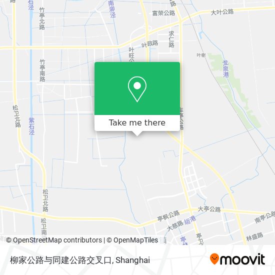 柳家公路与同建公路交叉口 map