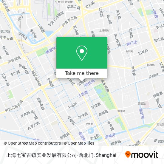 上海七宝古镇实业发展有限公司-西北门 map