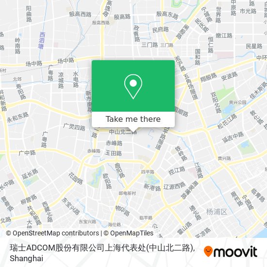 瑞士ADCOM股份有限公司上海代表处(中山北二路) map