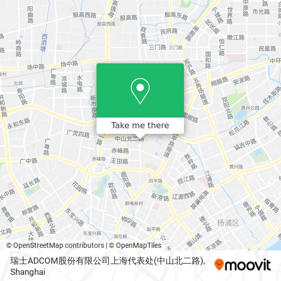 瑞士ADCOM股份有限公司上海代表处(中山北二路) map