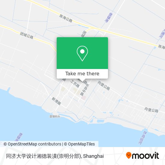 同济大学设计湘德装潢(崇明分部) map